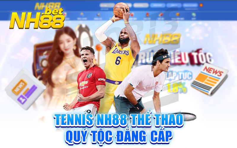 Tham gia chơi tennis Nh88 để tận hưởng trải nghiệm thể thao đỉnh cao và cơ hội nhận thưởng hấp dẫn. Nh88 mang đến sân chơi tennis trực tuyến an toàn, tiện lợi, giúp người chơi thoả mãn đam mê thể thao mọi lúc mọi nơi.